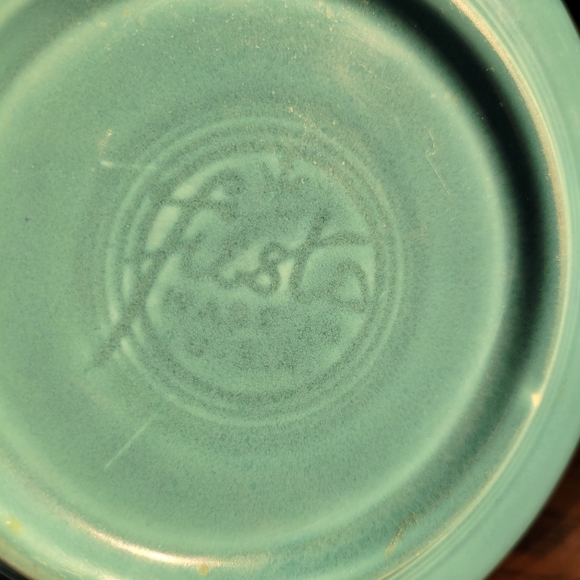 Vintage Fiesta 8.5" Nappy Bowl ~ Fiestaware ~ Serving Bowl ~ Turquoise - Picture 7 of 16